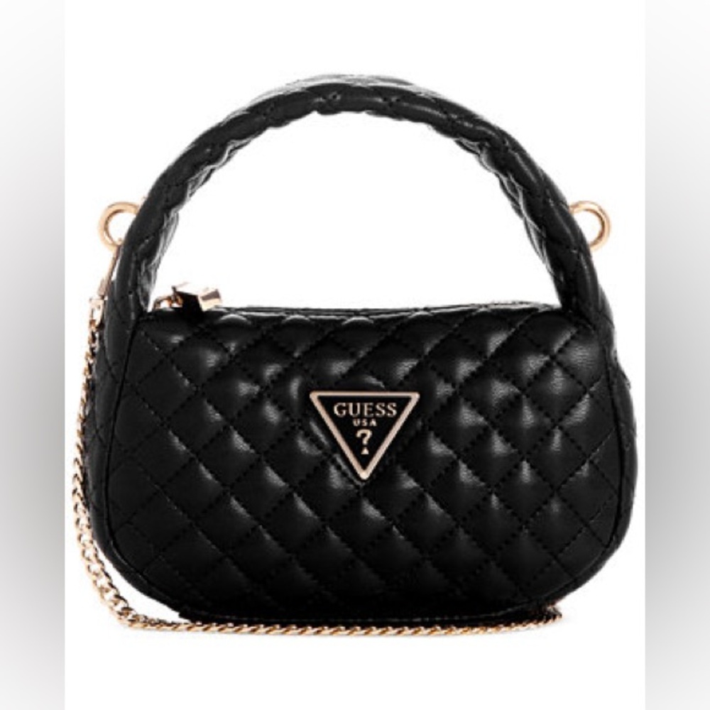 GUESS Quilted Black Mini Bag